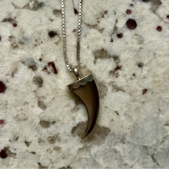 Bear Claw Pendant Necklace - Picture 2 of 5